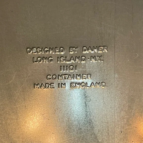 Vintage Daher floral tin ~ England - Picture 7 of 9